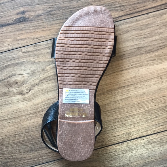 Black flat sandals - Picture 3 of 6